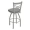 Holland Bar Stool Co 30" Swivel Bar Stool, Nickel Finish, Canter Grey Seat 82030AN007 - alternate 3
